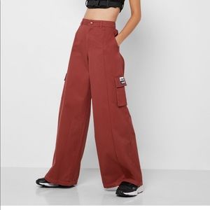 Adidas trackpants- mystery red